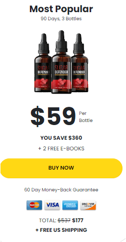 Sugar Defender 3 bottle